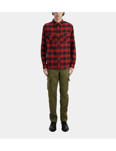 Chemise À Carreaux Rouges Et Noirs