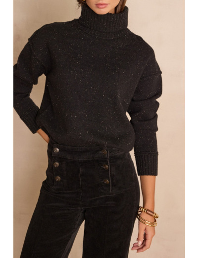 Pull col roulé BRANDO BIS en 100% laine