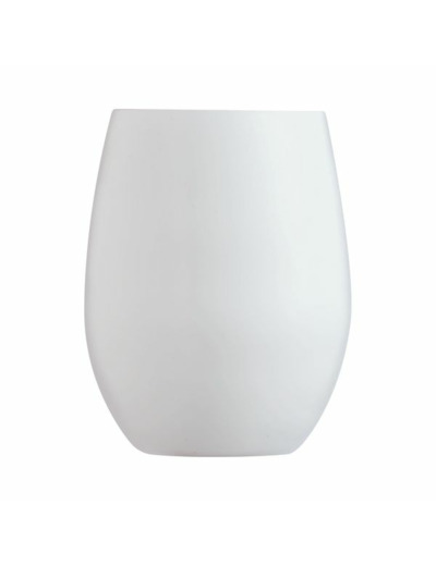 6 gobelets haut 36cl blanc mat Primary