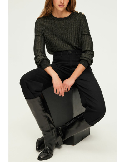 Pull à côtes en lurex - JOIA