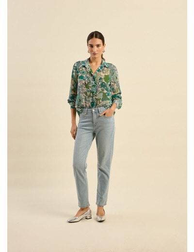 Jean boyfriend à cinq poches