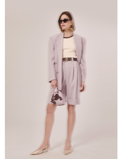 Short Swan Parme en Laine