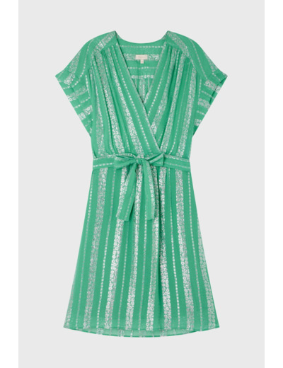 Robe courte cintrée à lurex - ERICA