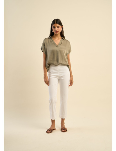 Pantalon 7/8ème à pinces