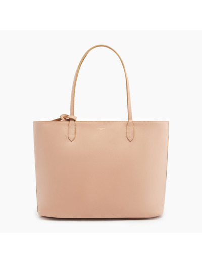 Grand sac cabas Louise en cuir grainé
