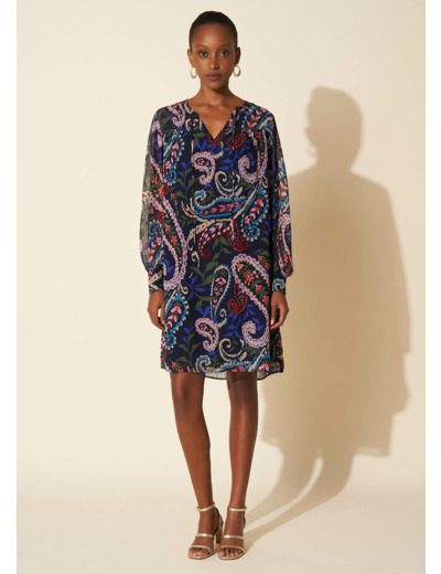 Robe courte imprimée