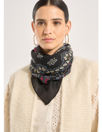 Foulard carré imprimé