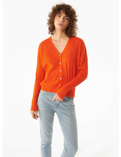 Cardigan fraise