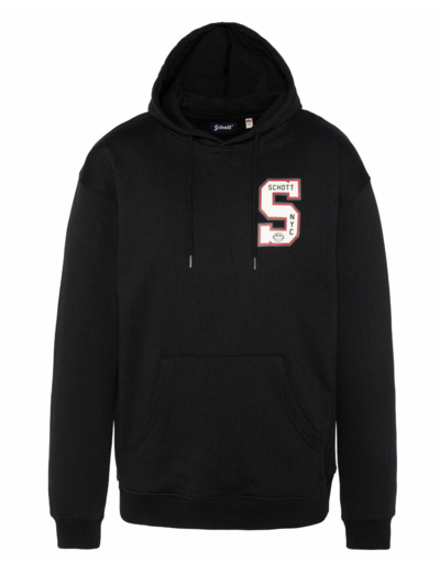 Sweatshirt à capuche esprit college SCHOTT SWHUNIVERS
