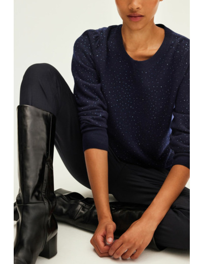 Pull à strass en laine - JIVAN