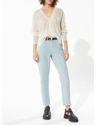 Cardigan ecru