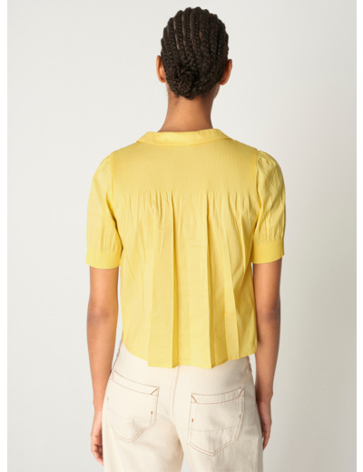 Blouse mila poussin