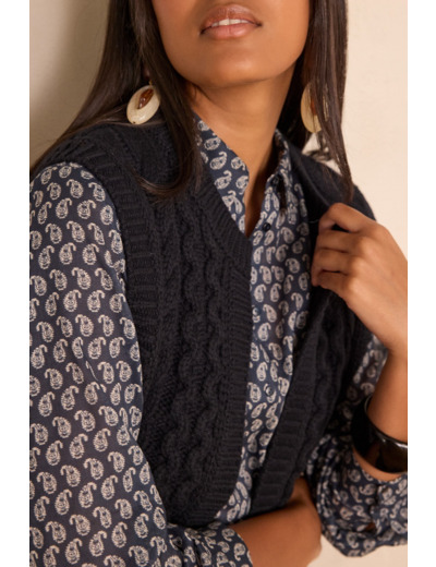 Gilet sans manches BIXENTE en laine