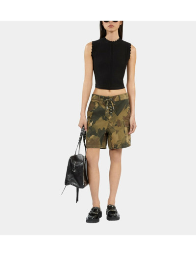 Short Camouflage En Denim camouflage
