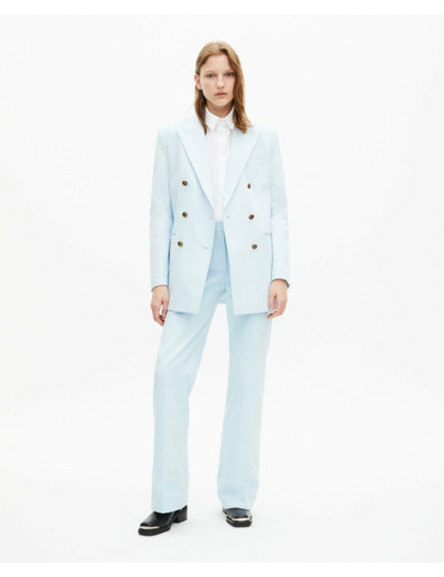 Veste croisee light blue