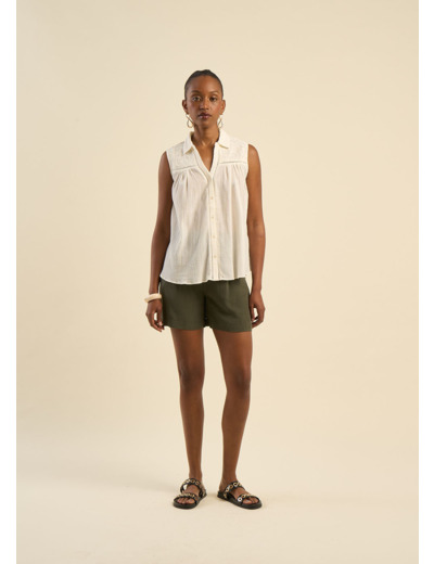 Short à pinces