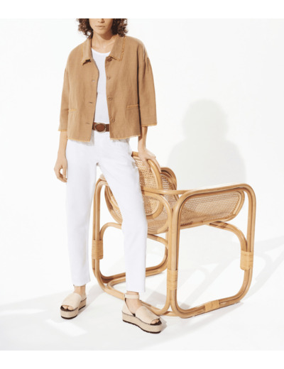 Veste chataigne/caramel