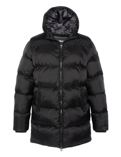 Doudoune longue à capuche enfant