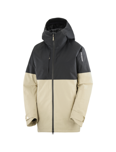 Bashley Puff Jkt Deep Black White Pepper