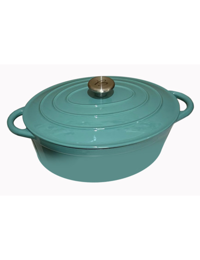 VERT LAGON Cocotte ovale 27cm