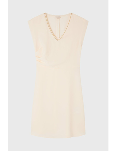 Robe courte cintrée unie - ELAIA