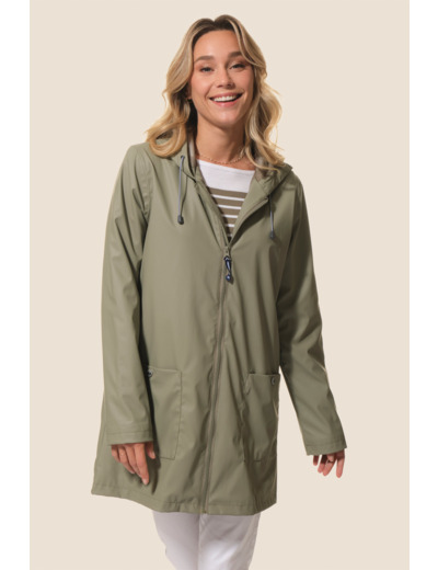 Ciré femme zippé à capuche Helena