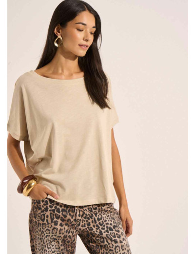 T-shirt col bateau
