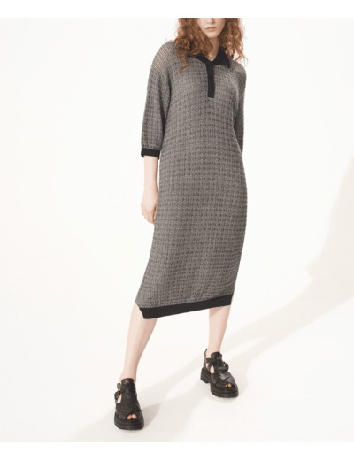 Pull robe fusain