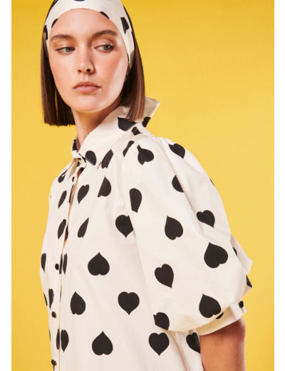 Chemise Calypso Craie en Coton Biologique Gots