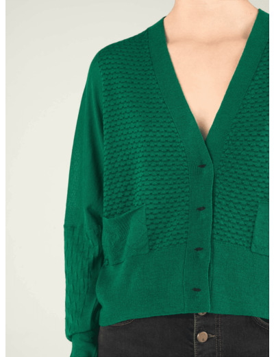 Cardigan brocoli