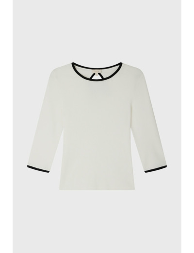 Pull en maille fine côtelée - LOUKY