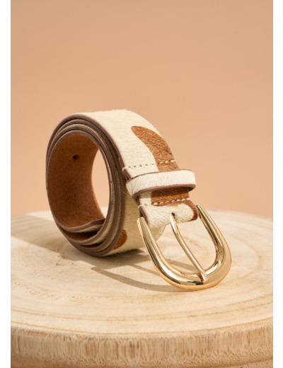 Ceinture imprimée vache