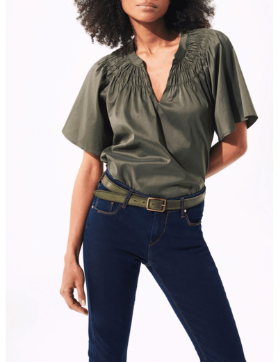 Blouse kaki