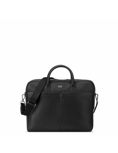 Le cuir graine serviette 2-cpt