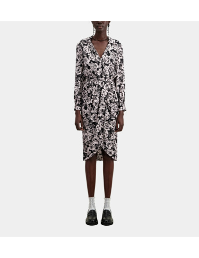 Robe Mi-Longue Imprimée
