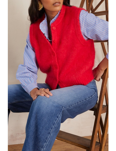 Gilet LOULOU en mohair