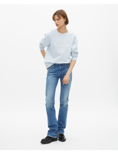 Jean slim long bleu clair bleu