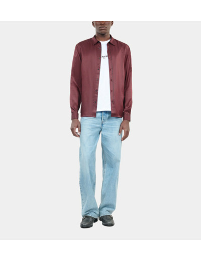 Chemise À Rayures Noires Et Rouges black - red