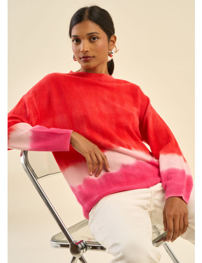 Pull dip dye 100% cachemire