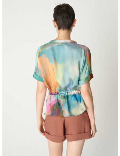 Blouse jasmin malvacea green