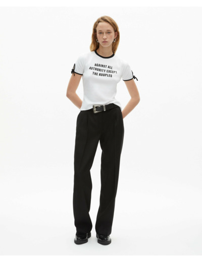 T-shirt manches courtes et lacage white