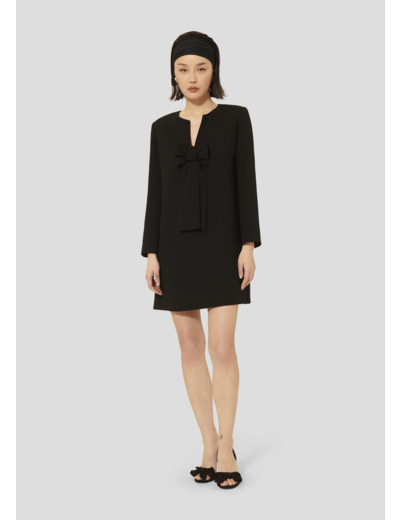 Robe Rhonda Noir en Polyester
