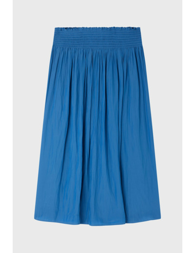 Jupe midi à smocks - DAPHNEE