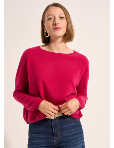 Pull col bateau 100% cachemire