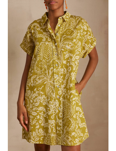 Robe chemise LOUISIANA en lin