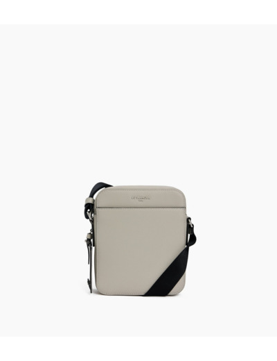 Petite sacoche zippée Emile en cuir signature T