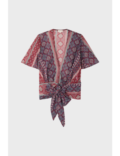 Blouse cache-c½ur à clous - ARLETA