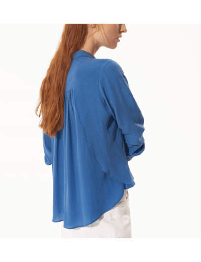 Chemise cobalt