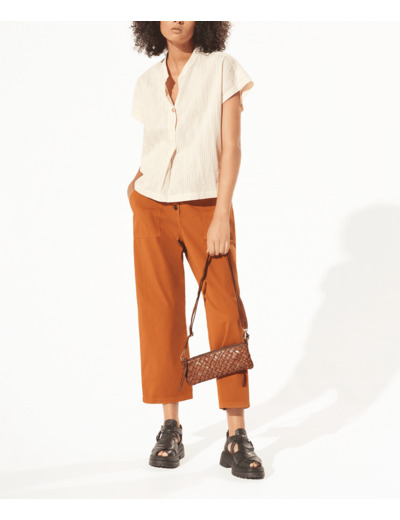 Blouse rayure naturelle