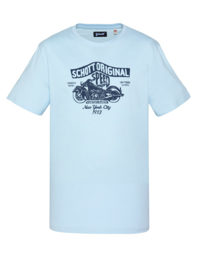 T-shirt imprimé logo moto vintage